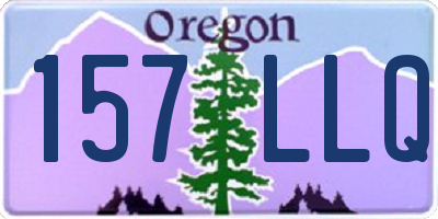 OR license plate 157LLQ