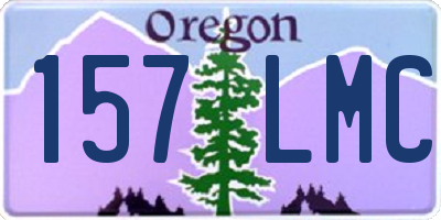 OR license plate 157LMC