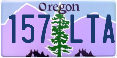 OR license plate 157LTA