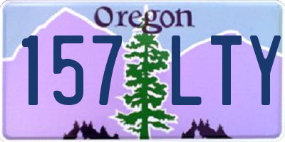 OR license plate 157LTY