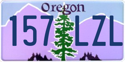 OR license plate 157LZL