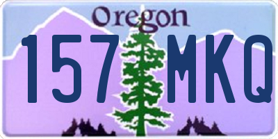 OR license plate 157MKQ