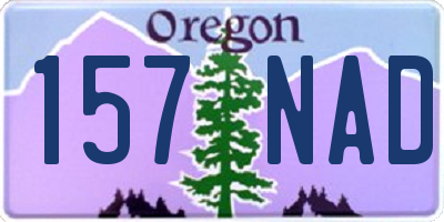 OR license plate 157NAD