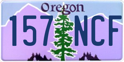 OR license plate 157NCF