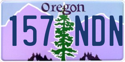 OR license plate 157NDN