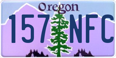 OR license plate 157NFC