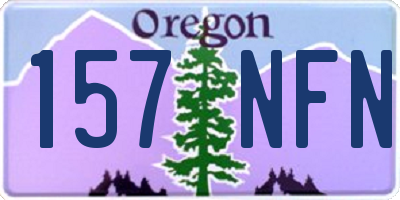 OR license plate 157NFN
