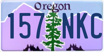 OR license plate 157NKC