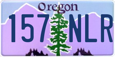 OR license plate 157NLR