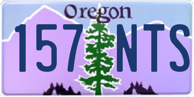 OR license plate 157NTS