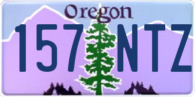 OR license plate 157NTZ