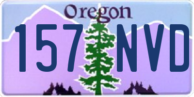OR license plate 157NVD