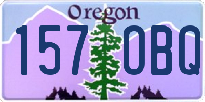 OR license plate 157OBQ