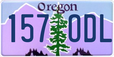 OR license plate 157ODL