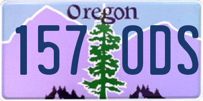 OR license plate 157ODS