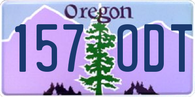 OR license plate 157ODT