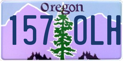 OR license plate 157OLH