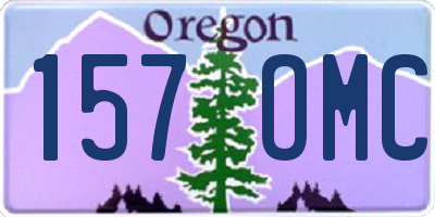 OR license plate 157OMC