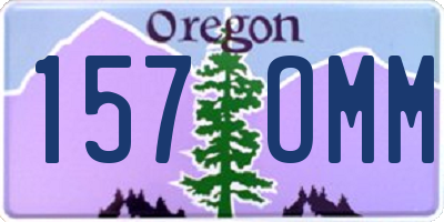 OR license plate 157OMM