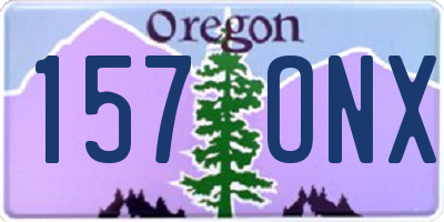 OR license plate 157ONX