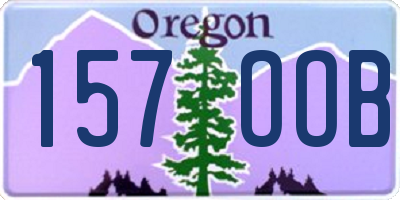 OR license plate 157OOB