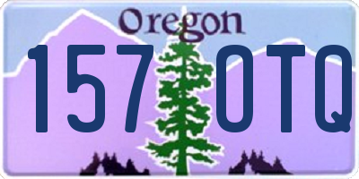 OR license plate 157OTQ