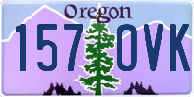 OR license plate 157OVK