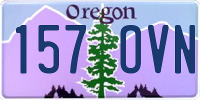 OR license plate 157OVN