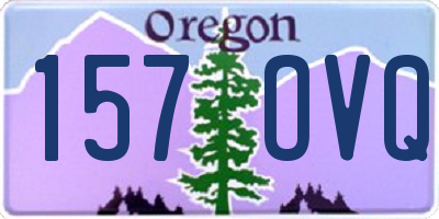 OR license plate 157OVQ