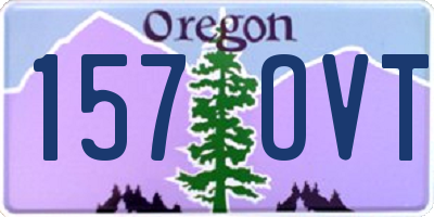 OR license plate 157OVT
