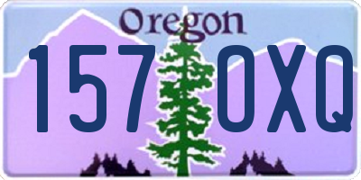 OR license plate 157OXQ