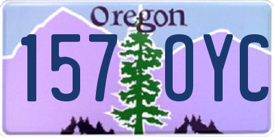OR license plate 157OYC