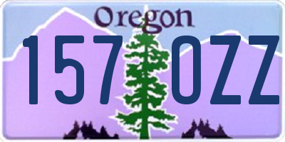 OR license plate 157OZZ