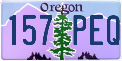 OR license plate 157PEQ