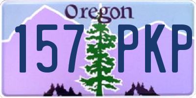OR license plate 157PKP