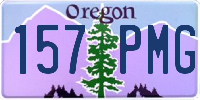 OR license plate 157PMG