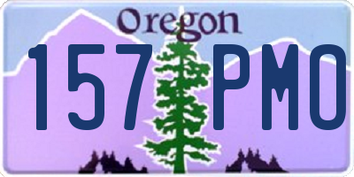 OR license plate 157PMO