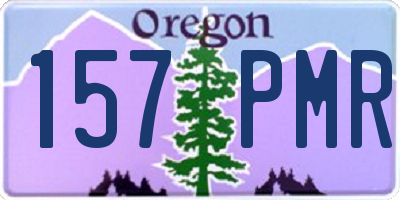 OR license plate 157PMR