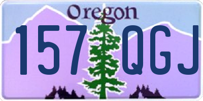 OR license plate 157QGJ