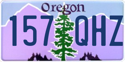 OR license plate 157QHZ