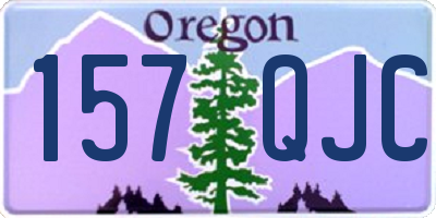OR license plate 157QJC