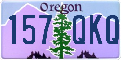 OR license plate 157QKQ