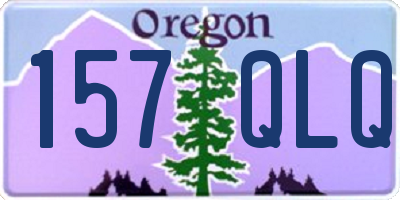 OR license plate 157QLQ