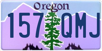 OR license plate 157QMJ