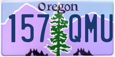 OR license plate 157QMU