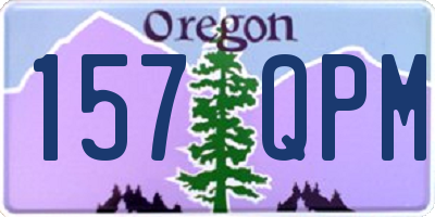 OR license plate 157QPM
