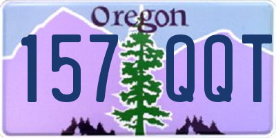 OR license plate 157QQT