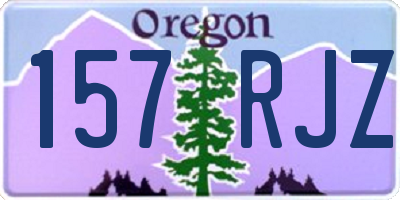 OR license plate 157RJZ