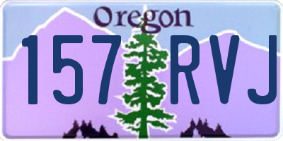 OR license plate 157RVJ