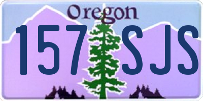 OR license plate 157SJS